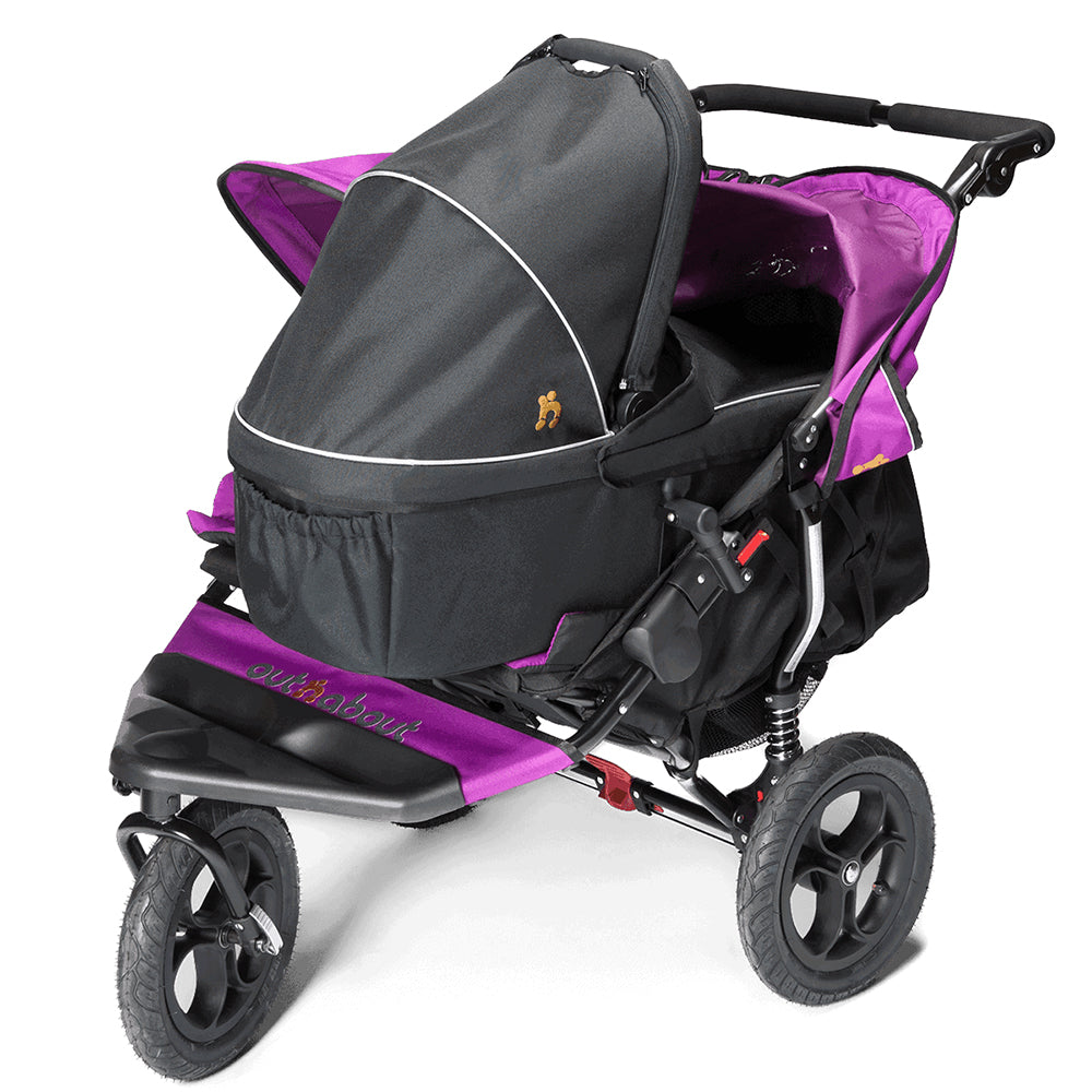 Out n about double nipper v4 with carrycot best sale