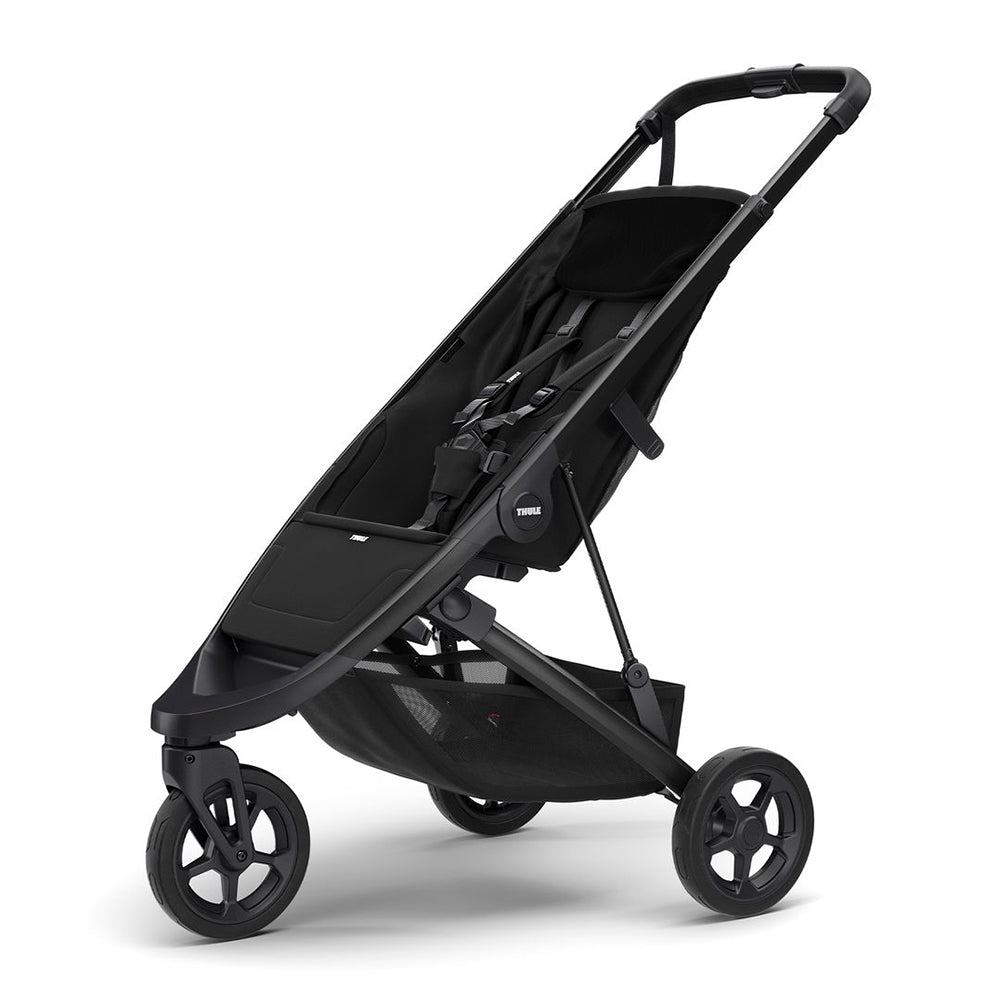 How to fold thule 2024 stroller